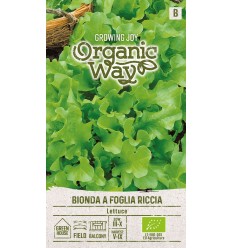 DĀRZA SALĀTI ORGANIC WAY BIONDA A FOGLIA RICCIA