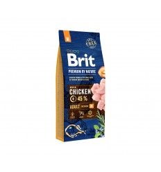 BRIT PREMIUM NATURE ADULT MEDIUM 3KG SUŅIEM