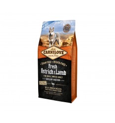 CARNILOVE OSTRICH&LAMB S 1,5KG SUŅIEM