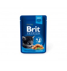 BRIT PREMIUM CHICKEN CHUNKS 100G KAĶĒNIEM