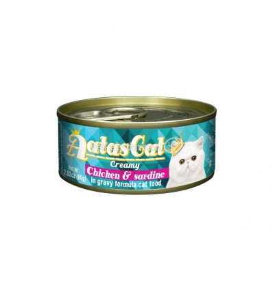 AATAS CHICKEN&SARDINE KONSERVĒTS 80G KAĶIEM