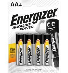 BATERIJAS ENERGIZER AA, LR06, 4 GAB.