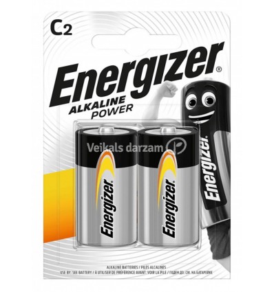 BATERIJAS ENERGIZER C, LR14, 2 GAB.