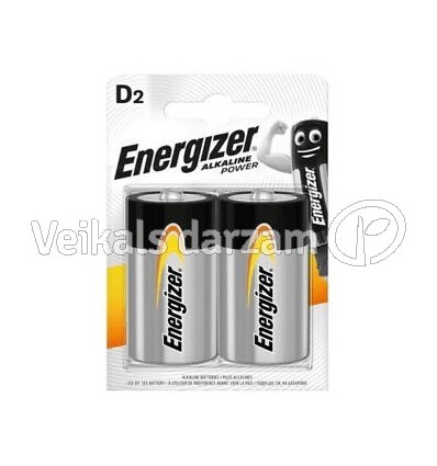 BATERIJAS ENERGIZER D, LR20, 2 GAB.