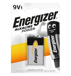 BATERIJAS ENERGIZER 9V, LR61, 1 GAB.