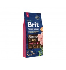 BRIT PREMIUM NATURE JUNIOR LARGE 15KG SUŅIEM