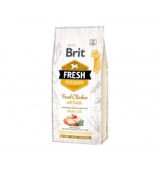 BRIT FRESH CHICKEN ADULT 12KG SUŅIEM