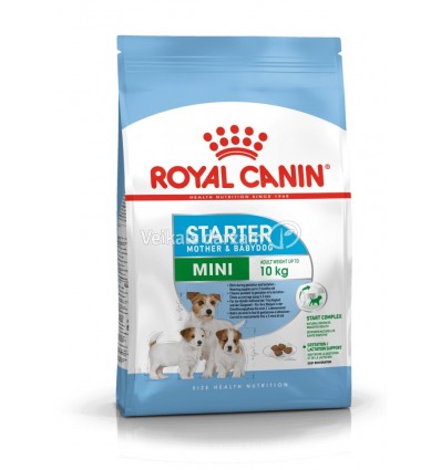 ROYAL CANIN SHN 1,0KG MINI STARTER PUPPY KUCĒNIEM