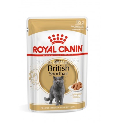 ROYAL CANIN FBN WET 85G BRITISH SHORTHAIR KAĶIEM