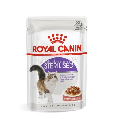 ROYAL CANIN FHN WET 85Gx12 STERILISED IN GRAVY KAĶIEM