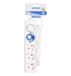 AIRAM PAGARINĀTĀJS 5-WAY EXTENSION CORD 1,5M