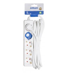 AIRAM PAGARINĀTĀJS 5-WAY EXTENSION CORD 5M