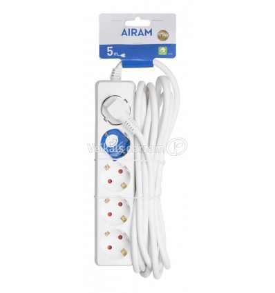 AIRAM PAGARINĀTĀJS 5-WAY EXTENSION CORD 5M