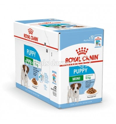 ROYAL CANIN SHN WET 85Gx12 MINI PUPPY KUCĒNIEM