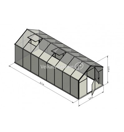 SILTUMNĪCA SANUS L-12 220X570CM