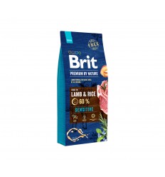 BRIT PREMIUM BY NATURE SENSITIVE LAMB 15KG SUŅIEM