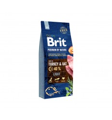 BRIT PREMIUM BY NATURE LIGHT 15KG SUŅIEM