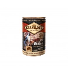 CARNILOVE LAMB&WILD BOAR KONSERVĒTS 400G SUŅIEM