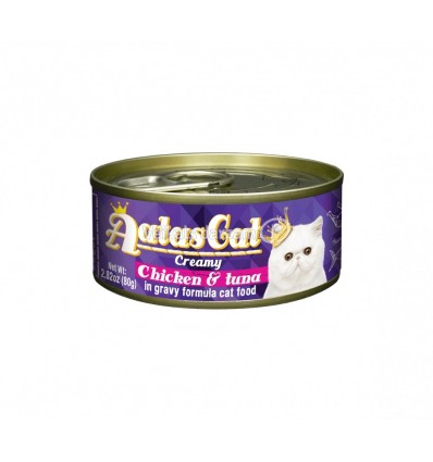 AATAS CHICKEN&TUNA KONSERVĒTS 80G KAĶIEM