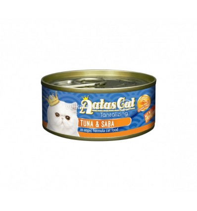 AATAS TUNA&SABA KONSERVĒTS 80G KAĶIEM