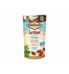 CARNILOVE SNACK SARDINE PARSLEY 50G KAĶIEM