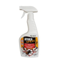 ATAKA RĀPOJOŠO KUKAIŅU APKAROŠANAS SPRAY 500 ML