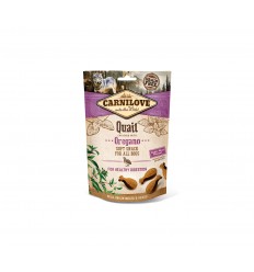 CARNILOVE SNACK QUAIL OREGANO 200G SUŅIEM