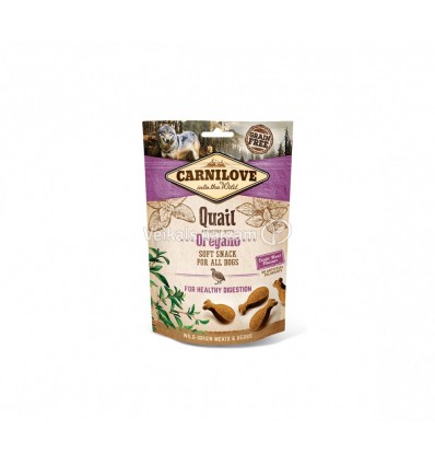 CARNILOVE SNACK QUAIL OREGANO 200G SUŅIEM