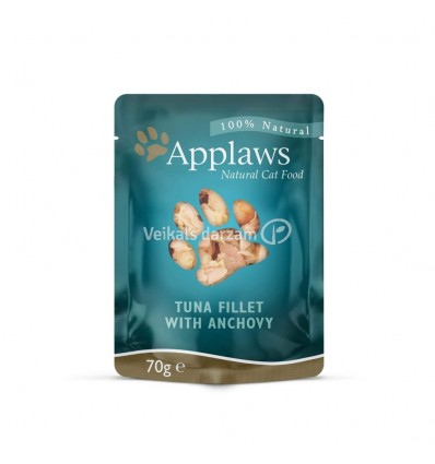 APPLAWS TUNA FILLET WITH WHOLE ANCHOVY KONSERVI 70G KAĶIEM 8006ML-A