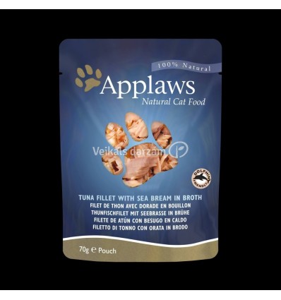 APPLAWS TUNA & SEABREAM & RICE KONSERVI 70G KAĶIEM 8004ML-A