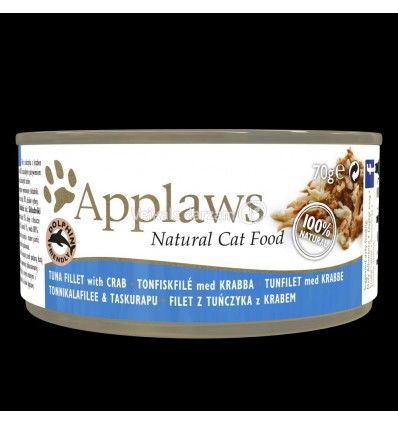 APPLAWS TUNA WITH CRAB KONSERVI 70G KAĶIEM 1026NE-A