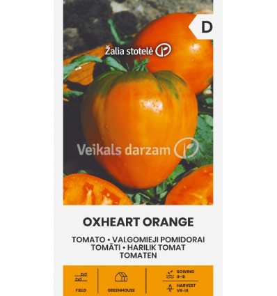 TOMĀTI OXHEART ORANGE