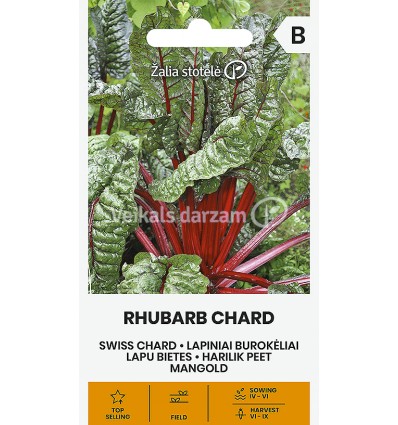 LAPU BIETES (MANGOLDI) RHUBARB CHARD