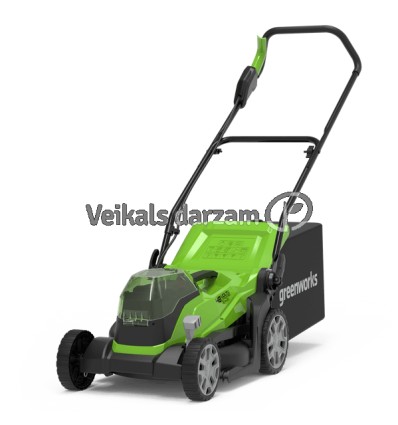 GREENWORKS ZĀLES PĻĀVĒJS 36 CM G24X2LM36 BEZ AKUMULATORA