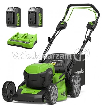 GREENWORKS ZĀLES PĻĀVĒJS 46 CM GD24X2LM46SP4K4