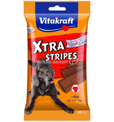 GARDUMI VITAKRAFT XTRA STRIPES BEEF SUŅIEM 2336722 200G