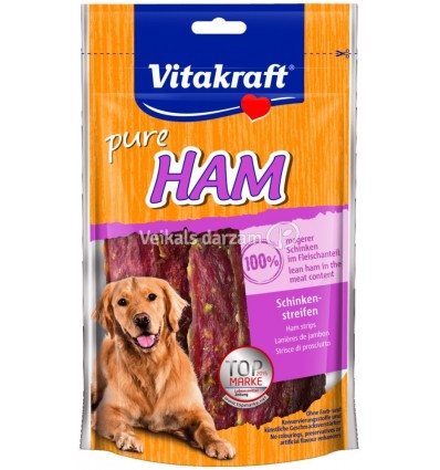 GARDUMI VITAKRAFT HAM SLICES 2337013 80G SUŅIEM