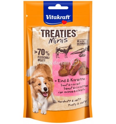 GARDUMS VITAKRAFT MINIS BEEF 48G SUŅIEM 2359562