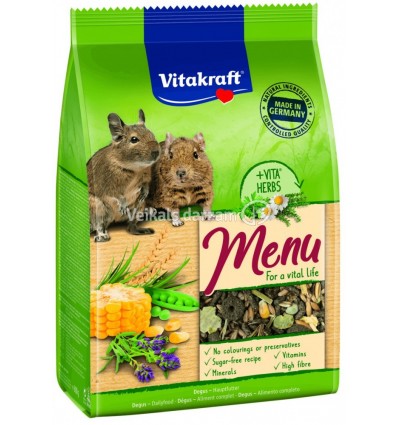 VITAKRAFT VITAL UZTURA BAGĀTINĀTĀJS 600G DEGU 2525143