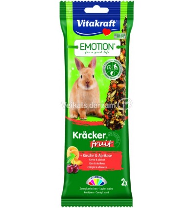 VITAKRAFT EMOTION KRACKER FRUIT 2 GAB TRUŠIEM 2531477