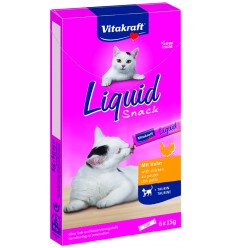 GARDUMS VITAKRAFT LIQUID SNACK TAURIN 6GAB 2416424 KAĶIEM