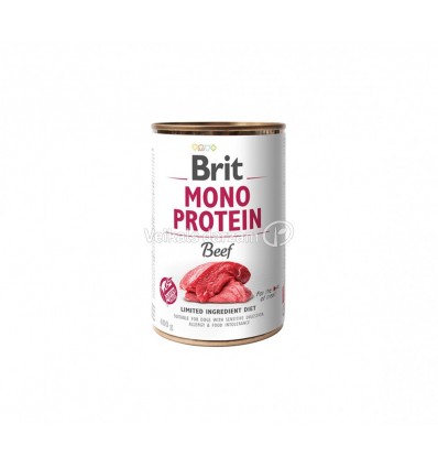 BRIT CARE BEEF MONO PROTEIN KONSERVĒTS 400G SUŅIEM