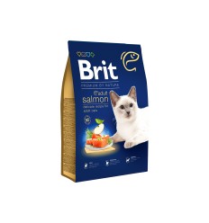 BRIT PREMIUM CAT ADULT SALMON 8KG KAĶIEM