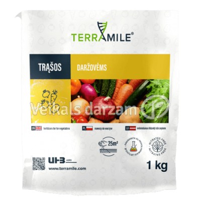 MĒSLOŠANAS LĪDZEKĻI TERRAMILE DĀRZEŅIEM 1 KG