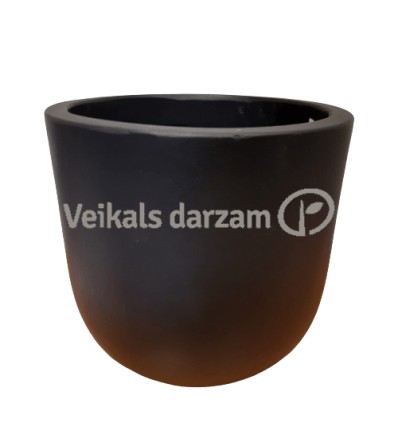 DĀRZA PUĶU PODS MELNS D70H70