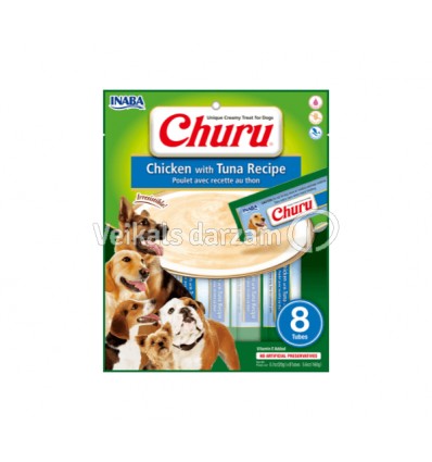 CHURU SNACK CHICKEN TUNA 160G SUŅIEM