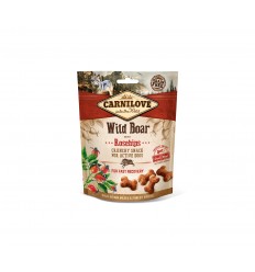 CARNILOVE SNACK WILD BOAR ROSEHIPS 200G SUŅIEM