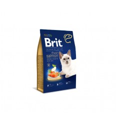 BRIT PREMIUM CAT ADULT SALMON 1,5KG KAĶIEM