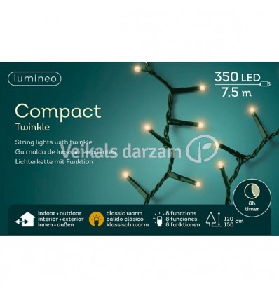 VIRTENE ZAĻA 495390 750CM 350LED