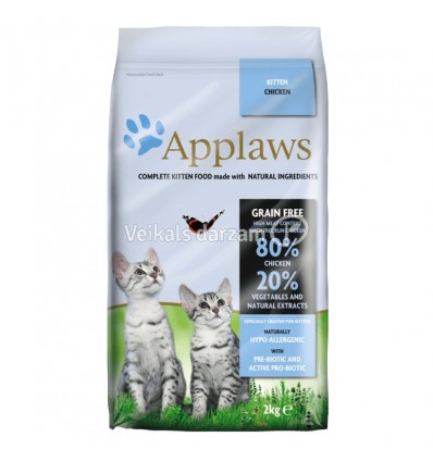 AAPPLAWS KITTEN CHICKEN 2KG KAĶĒNIEM 4021C